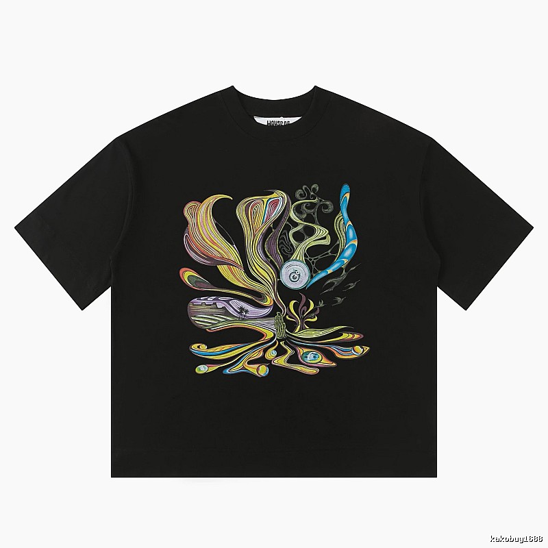 Abstract-style Black T-shirt of House of Errors