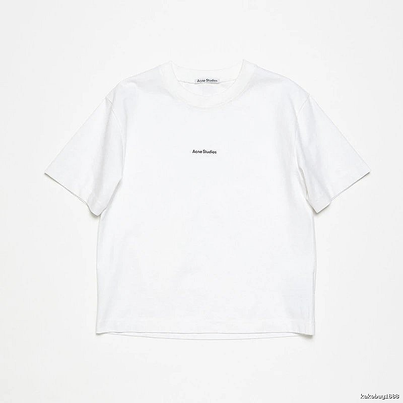 Acne Studios 2090-80 White Style Ac908042 Stockholm Logo T-Shirt Statement Graphic