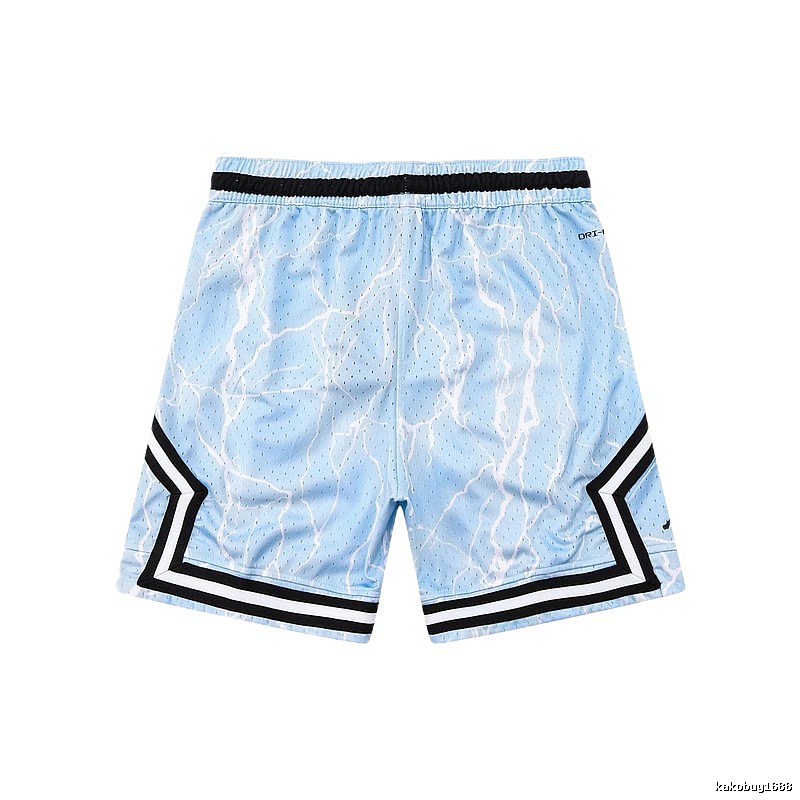 AJ Lightning Pattern Athletic Shorts
