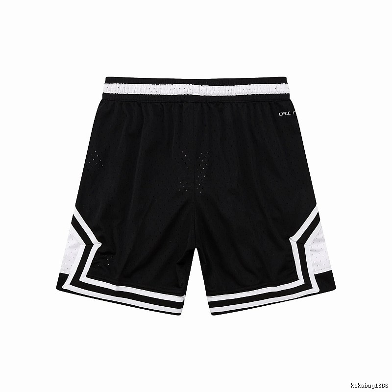 AJ Sporty Black and White Shorts