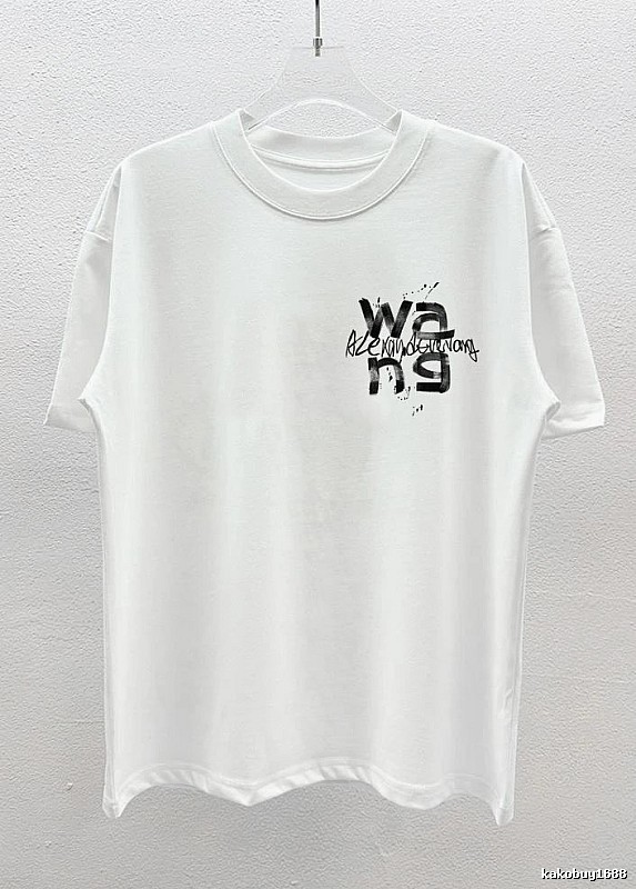 Alexander Wang Graffiti Street Style White T-Shirt