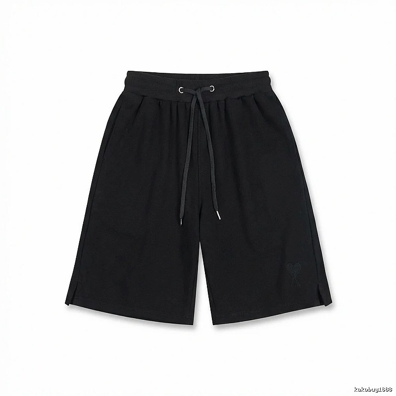 AMI casual style black shorts