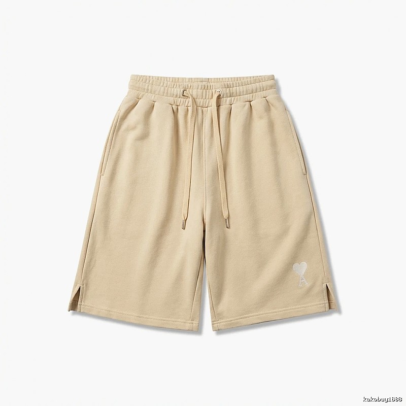 AMI casual style khaki shorts