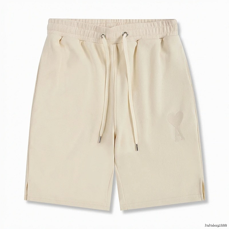 AMI casual style off-white shorts