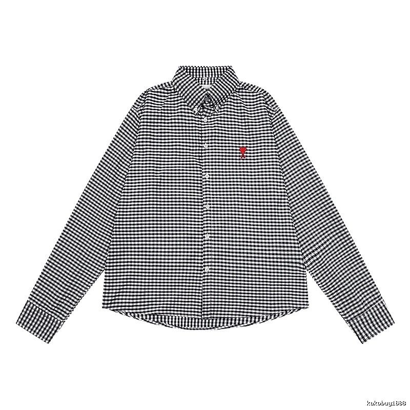 AMI Checkered Retro Style Shirt