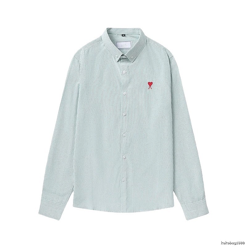 AMI Heart - Shaped Stripe Shirt