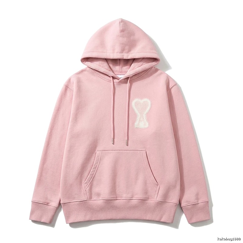 AMI Love Pink Hoodie