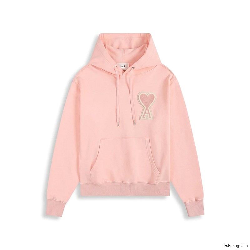 AMI Love Pink Hoodie