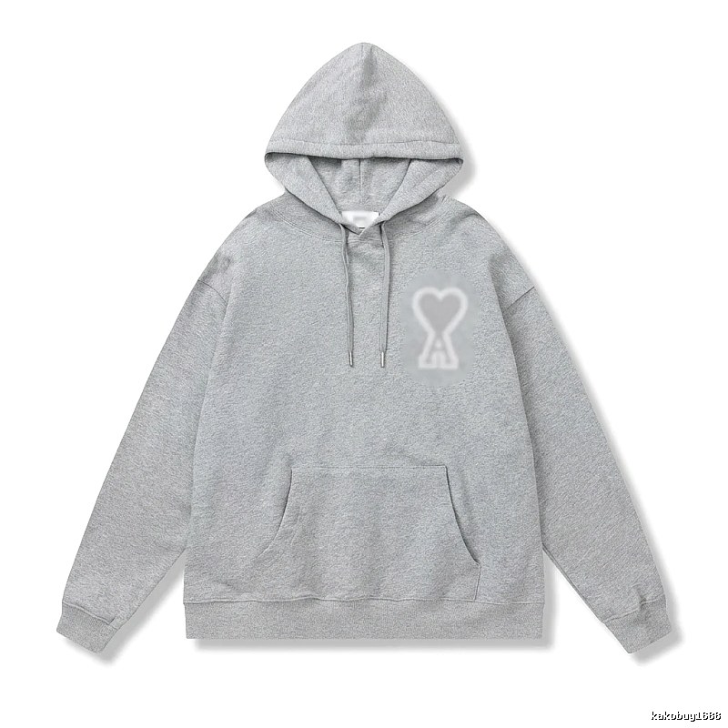 AMI Love Series Grey Hoodie