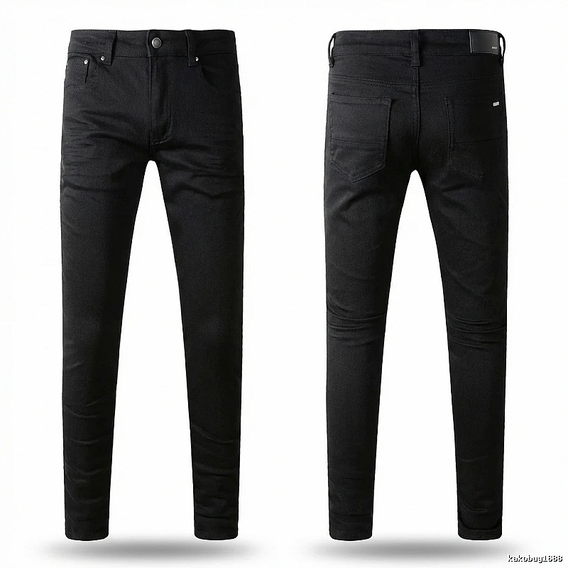 AMI Love Series Trendy and Cool Style Black Jeans