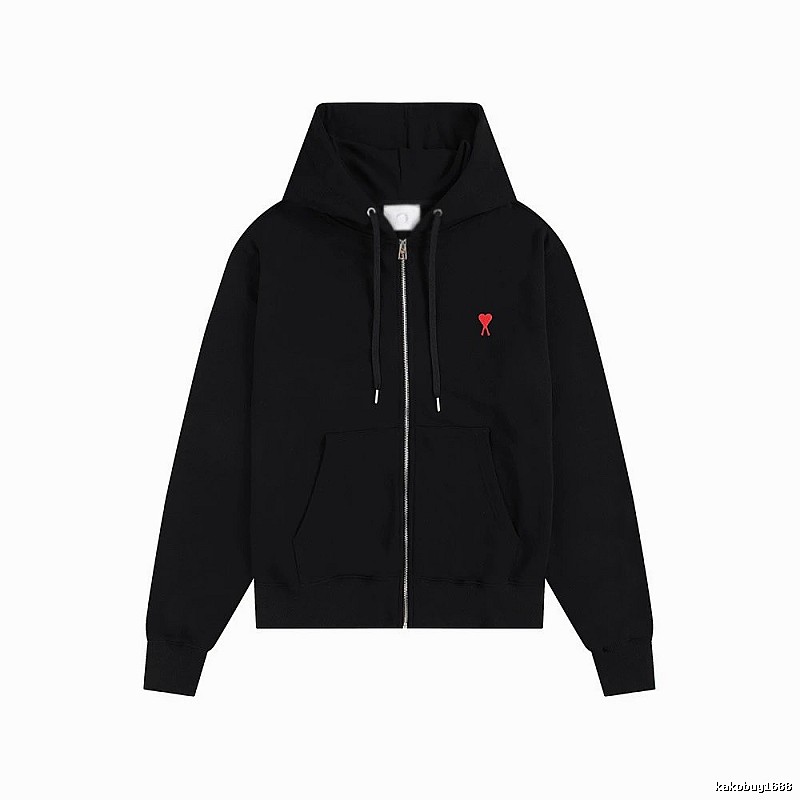 AMI Love Trend Brand Black Hoodie
