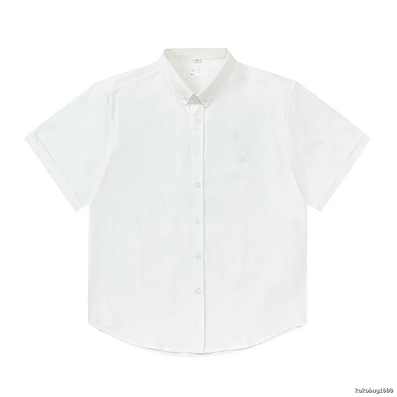 AMI Minimalist Style White Shirt