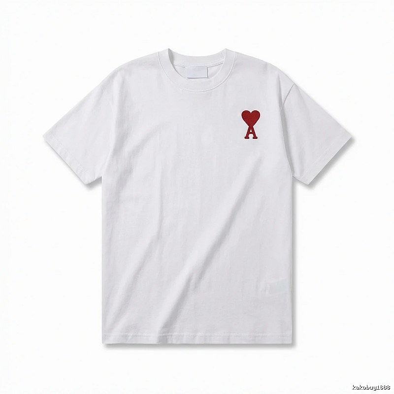 AMI minimalist style white T-shirt