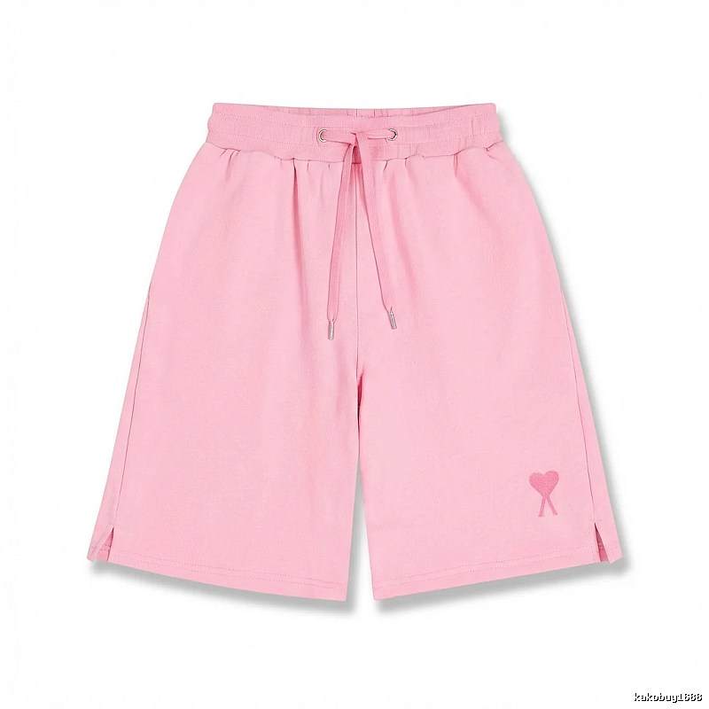 AMI pink shorts in a cute and casual style
