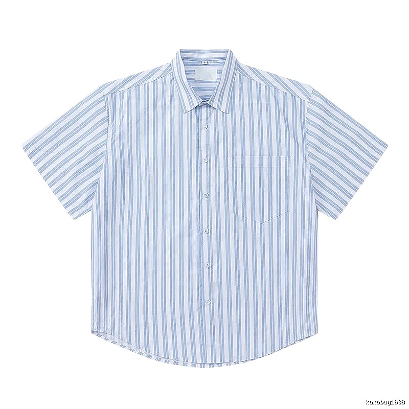 AMI Stripe Minimalist Style Shirt