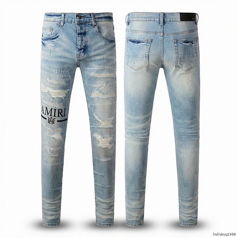 AMI Trendy Ripped Jeans