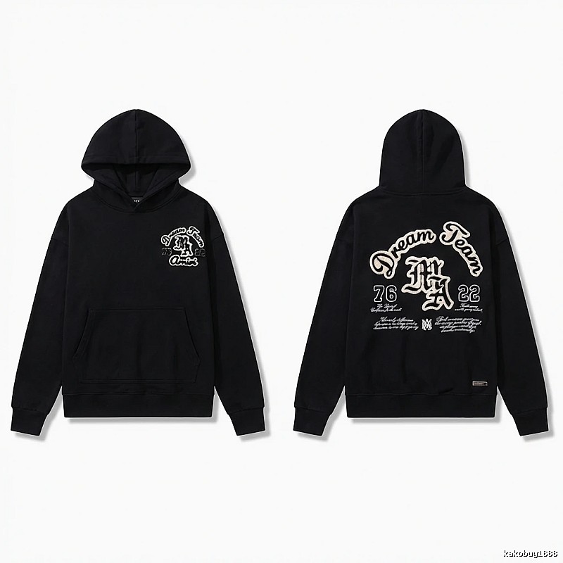 AMIRI Black Retro Hoodie