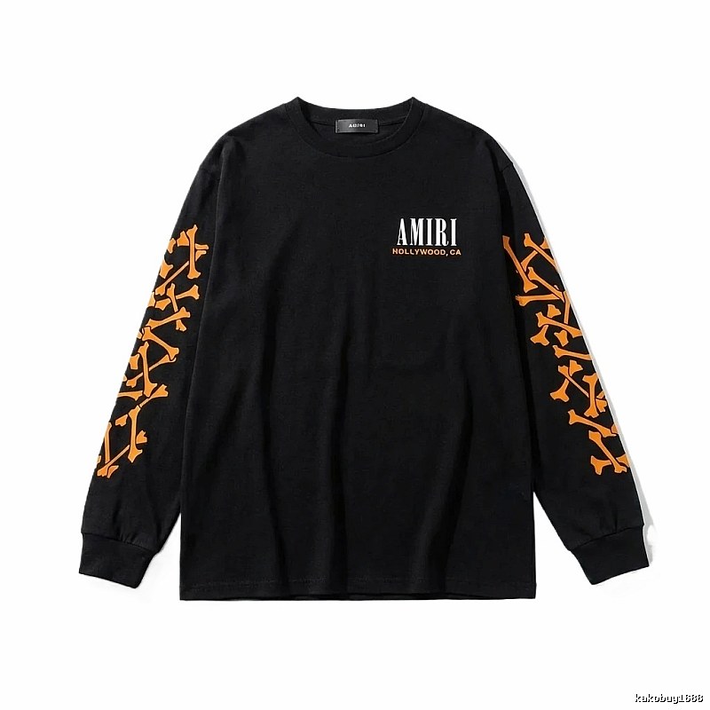 AMIRI Black Skull Pattern Sweatshirt