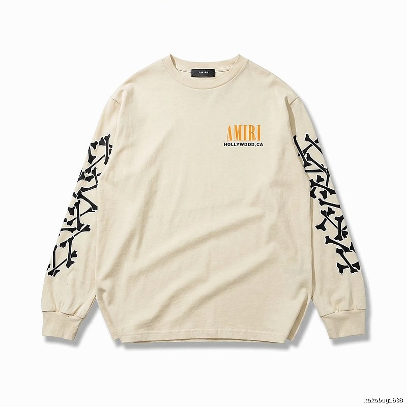 AMIRI Bone Print Casual Style Sweatshirt