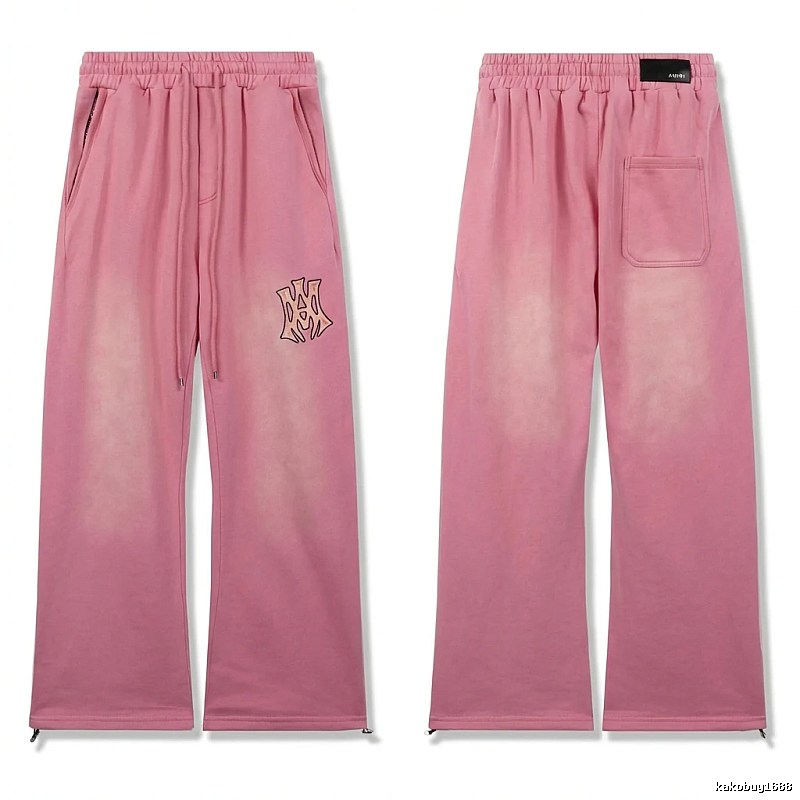 AMIRI casual style pink long trousers