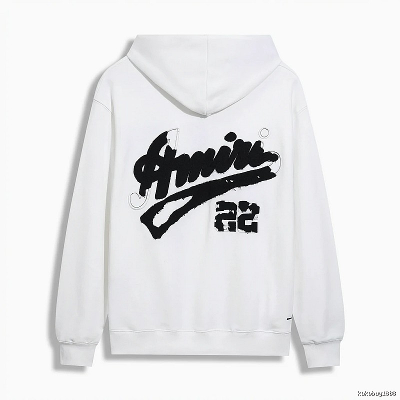 AMIRI Graffiti Style White Sweatshirt
