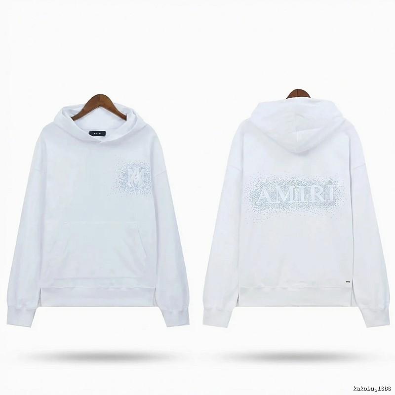 AMIRI Hot Drill Trend Brand White Sweatshirt