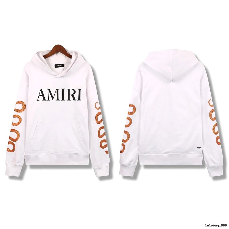AMIRI letter - printed white sweatshirt