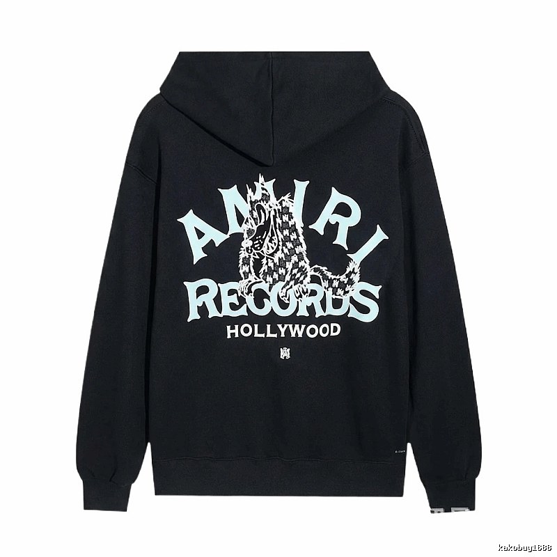AMIRI Records Black Tide Cool Sweatshirt