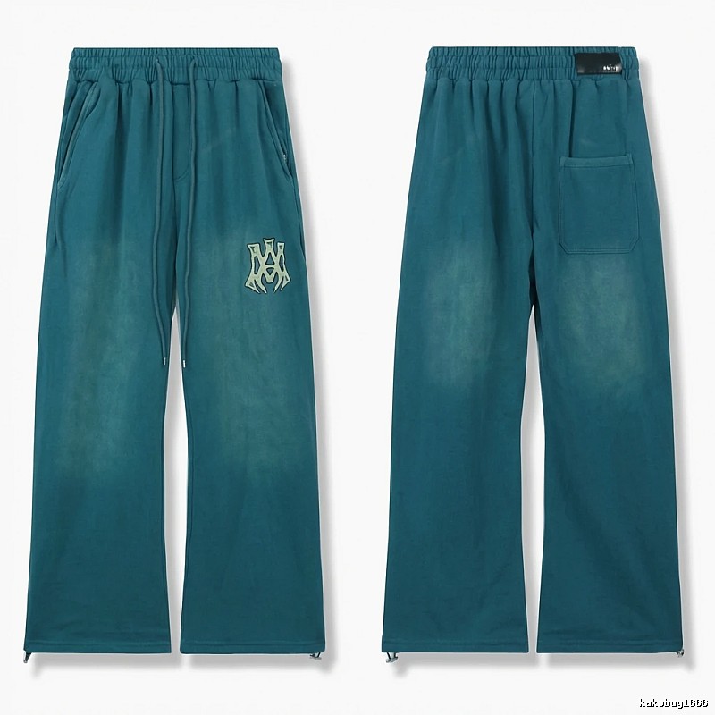 AMIRI retro-style dark green trousers