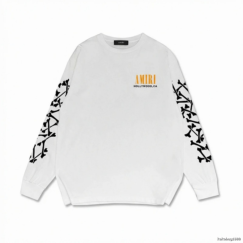 AMIRI Retro Style White Sweatshirt