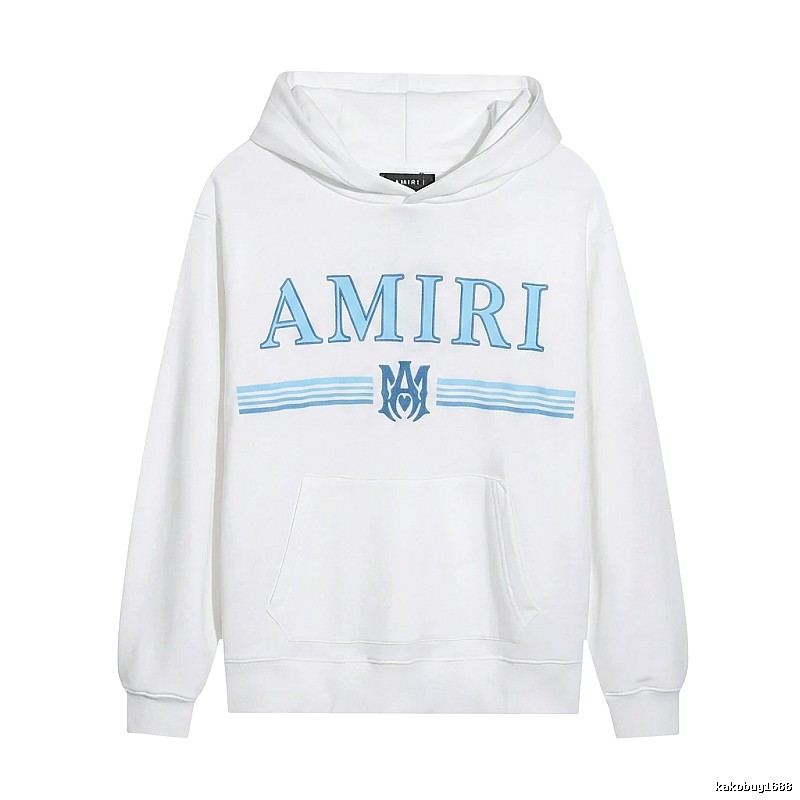 AMIRI simple style white hoodie
