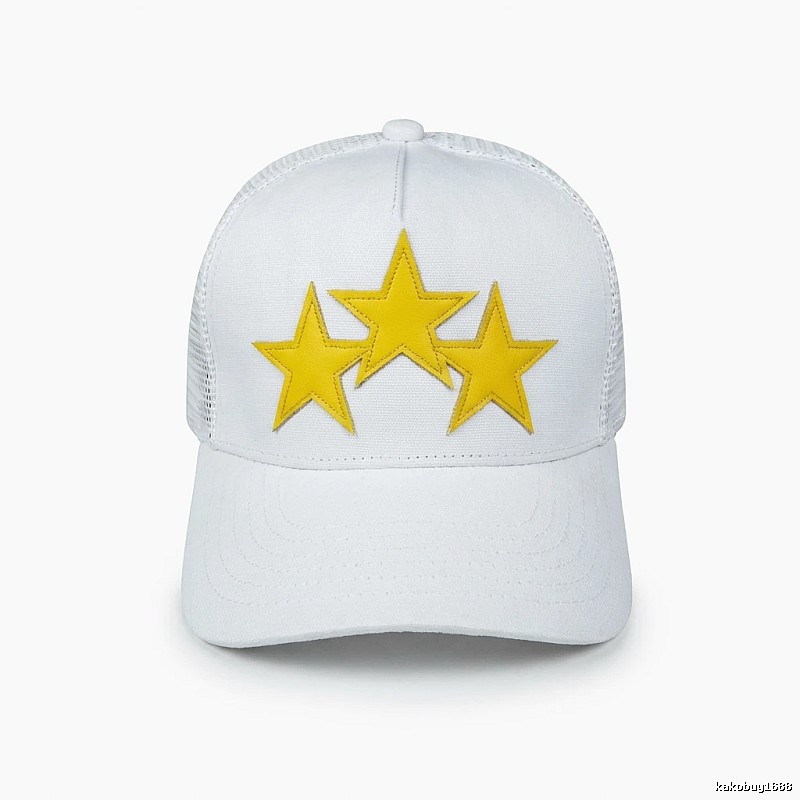 AMIRI Starry Trendy Cool Style White Hat