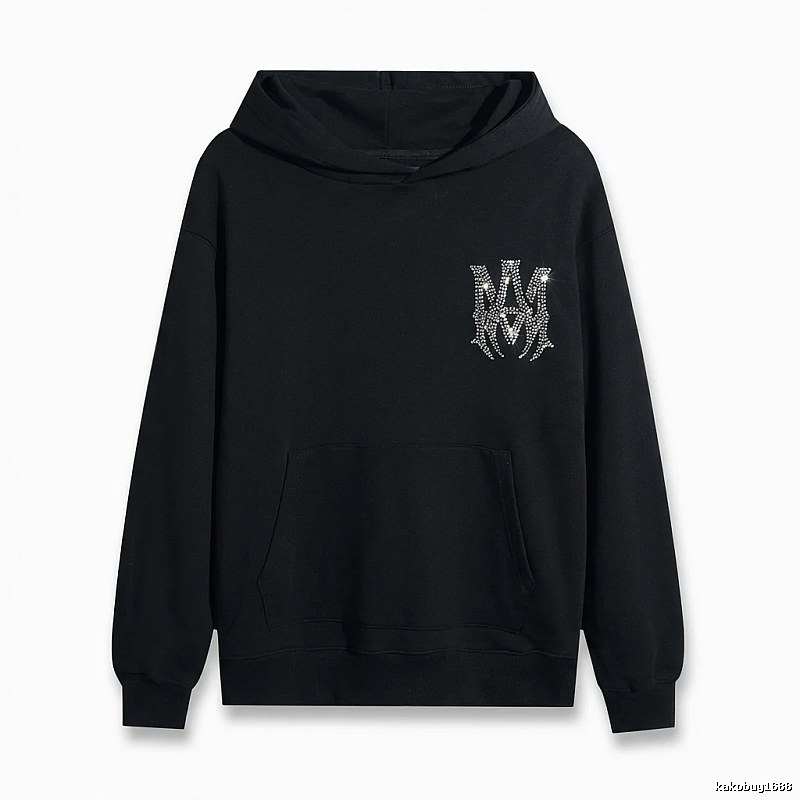 AMIRI's trendy and cool black hoodie