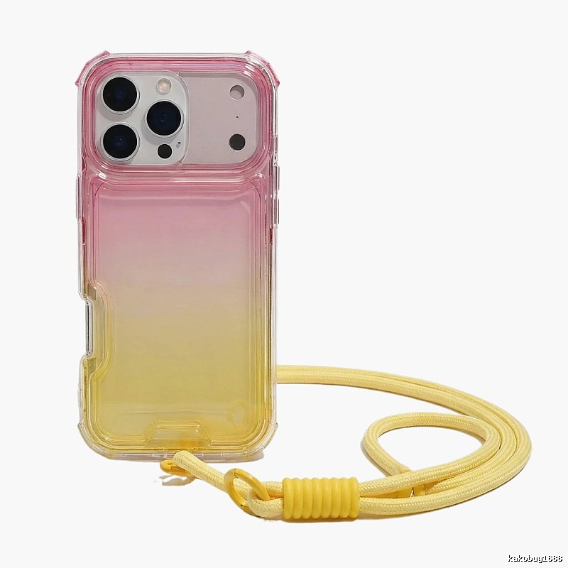 Apple Gradient Transparent Style Phone Case