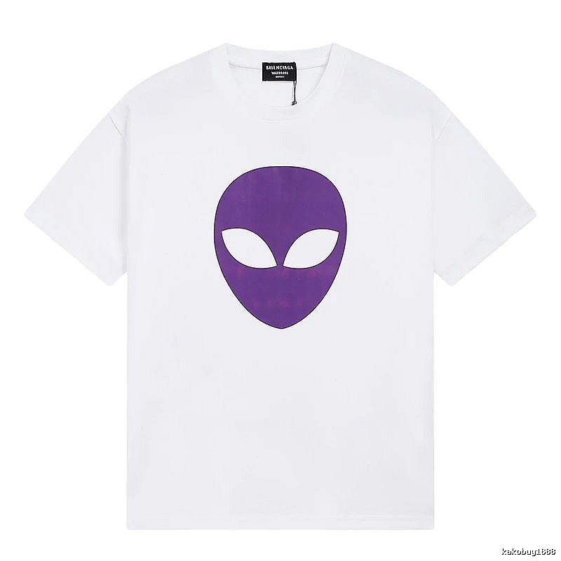 Balenciaga Alien Print White T-shirt