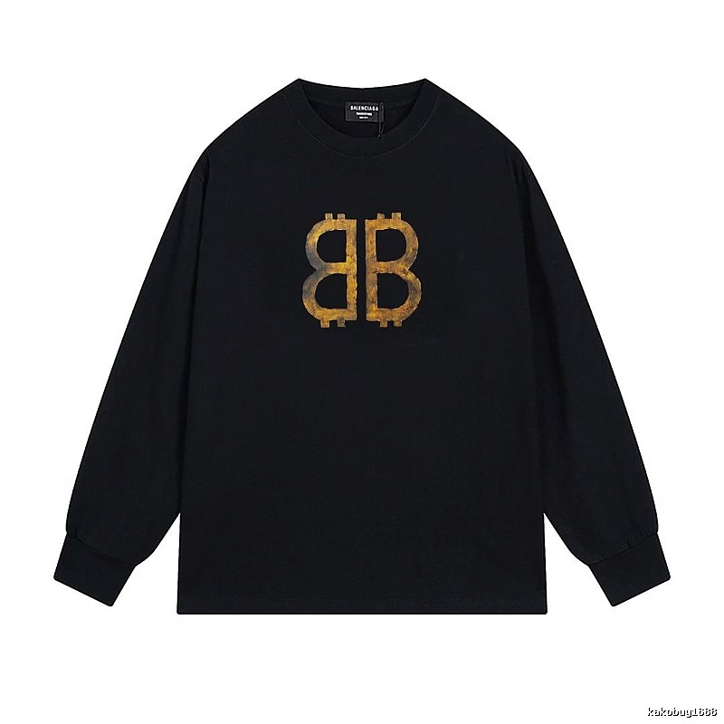 Balenciaga BB Print Black Sweatshirt