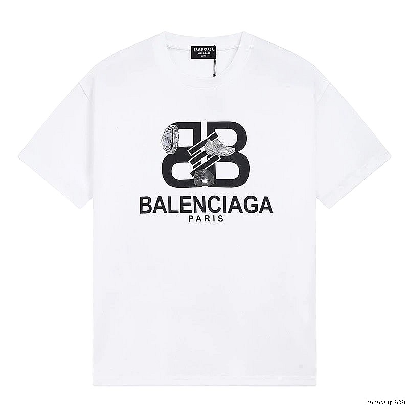 Balenciaga BB Series Simple White T-shirt