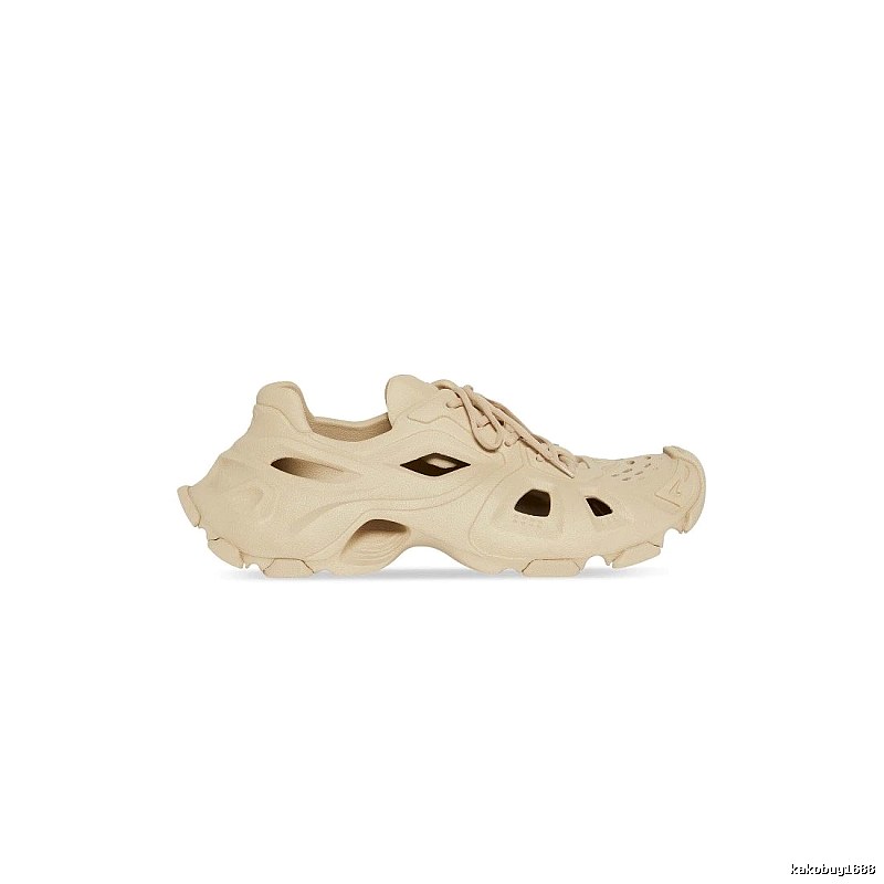 Balenciaga Cream Slip-on Shape Beige Mule Sneaker for Photo Ready Styling