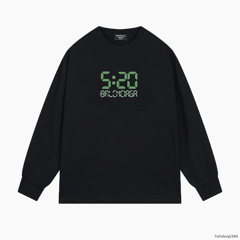Balenciaga digital style black sweatshirt