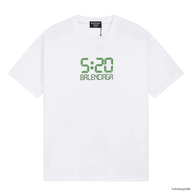 Balenciaga digital-style white T-shirt