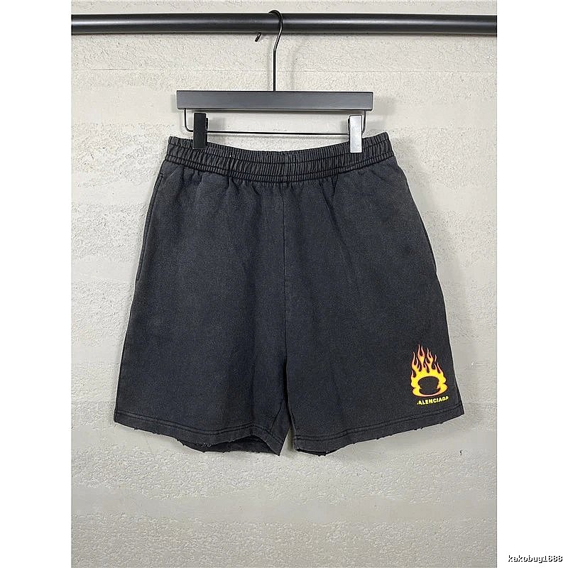 Balenciaga Flame Style Shorts