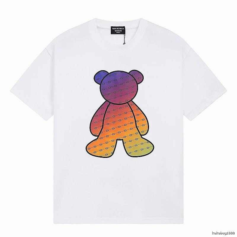 Balenciaga Gradient Bear White T-shirt