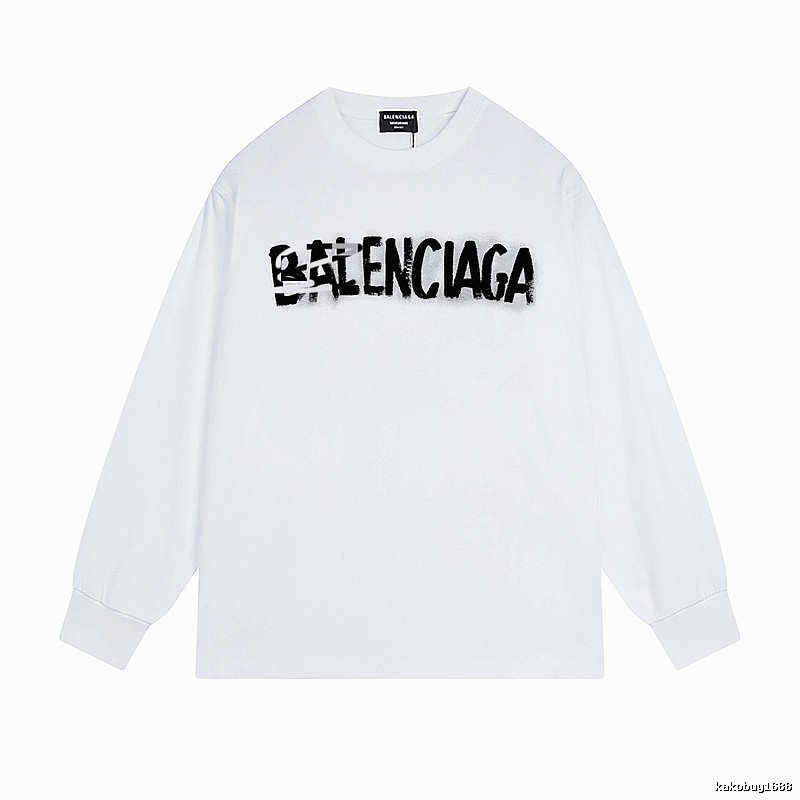Balenciaga graffiti-style white T-shirt