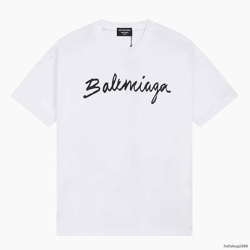 Balenciaga letter simple white T-shirt