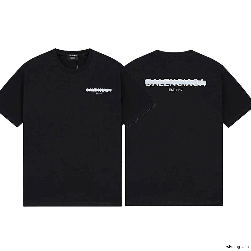 Balenciaga LOGO Printed Street Style Black T-shirt