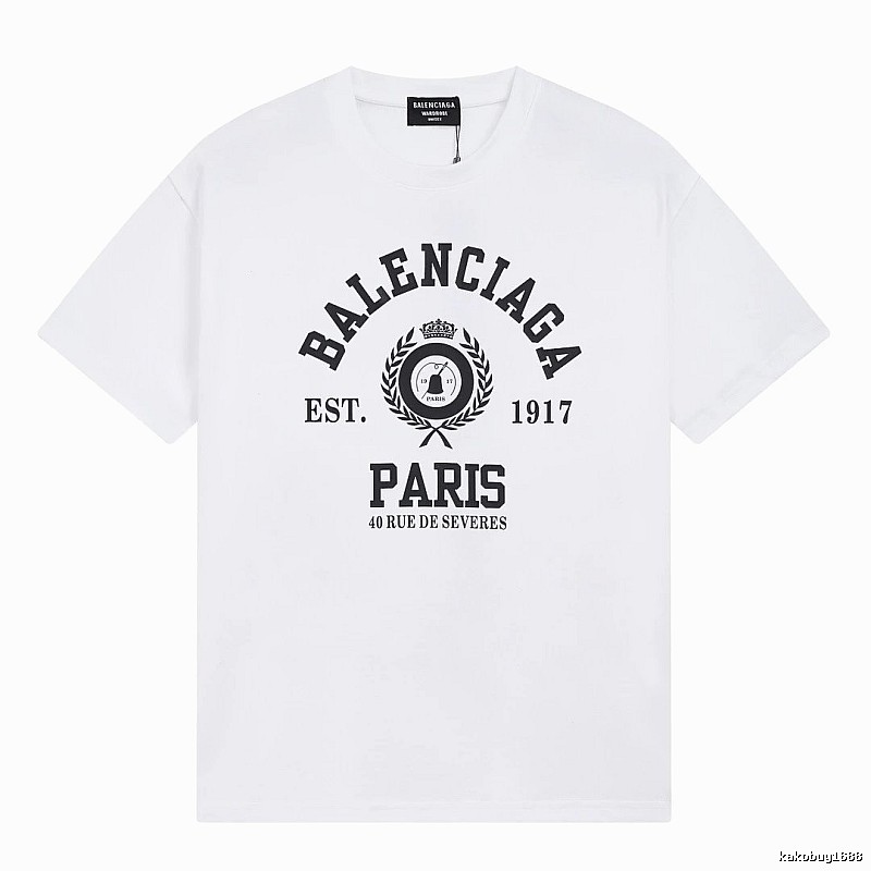 Balenciaga retro style white T-shirt