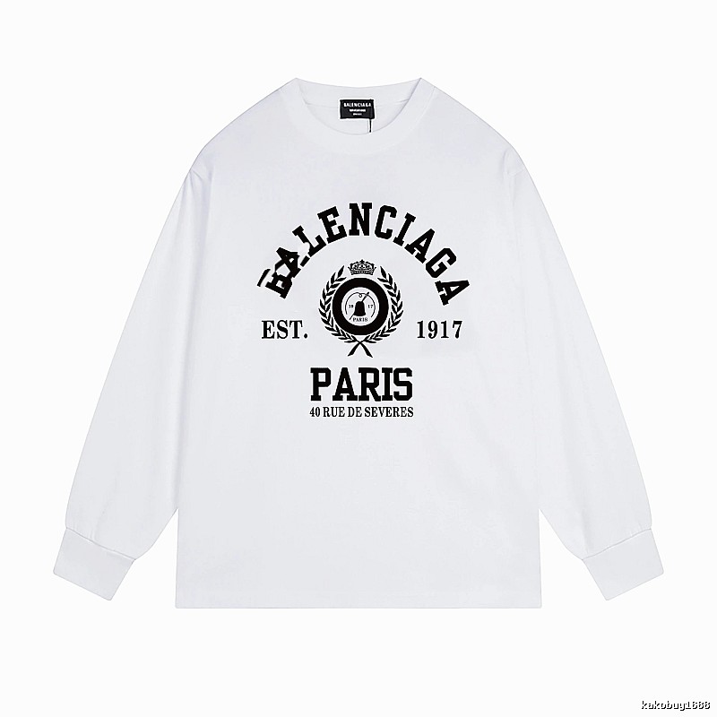 Balenciaga retro-style white T-shirt