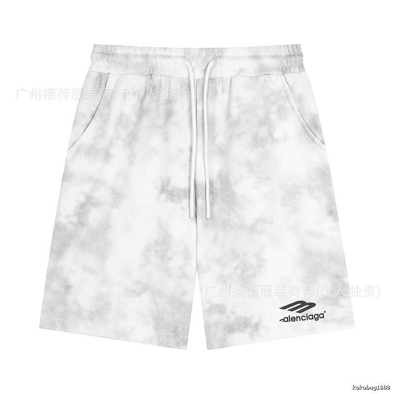 Balenciaga tie-dye style shorts