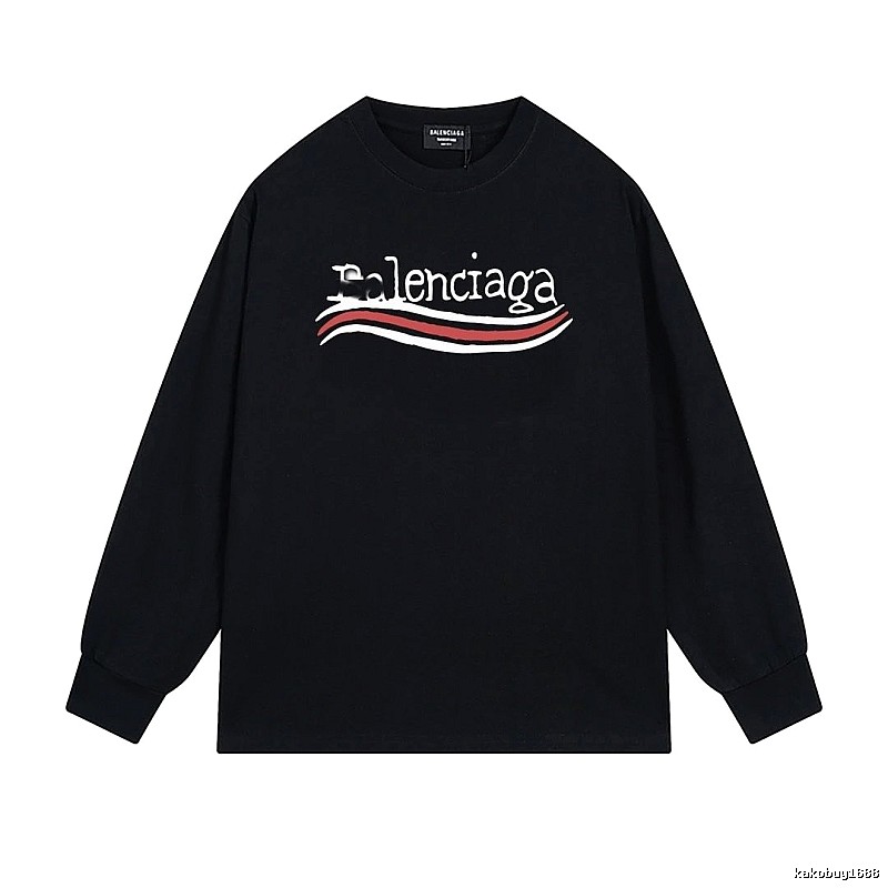 Balenciaga wavy black sweatshirt