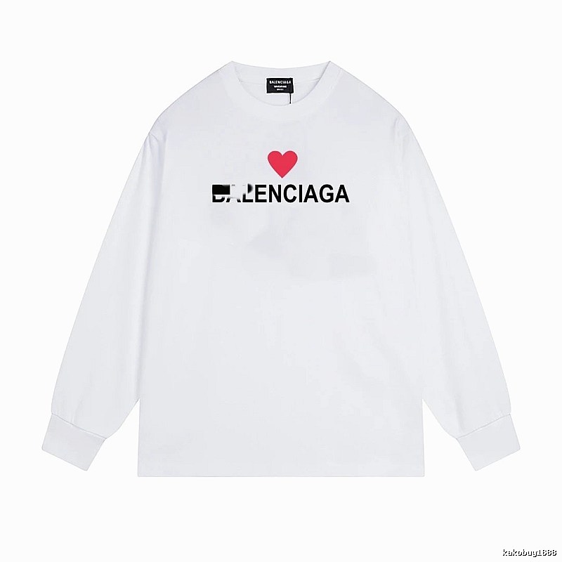 Balenciaga's simple white T-shirt with a heart design.